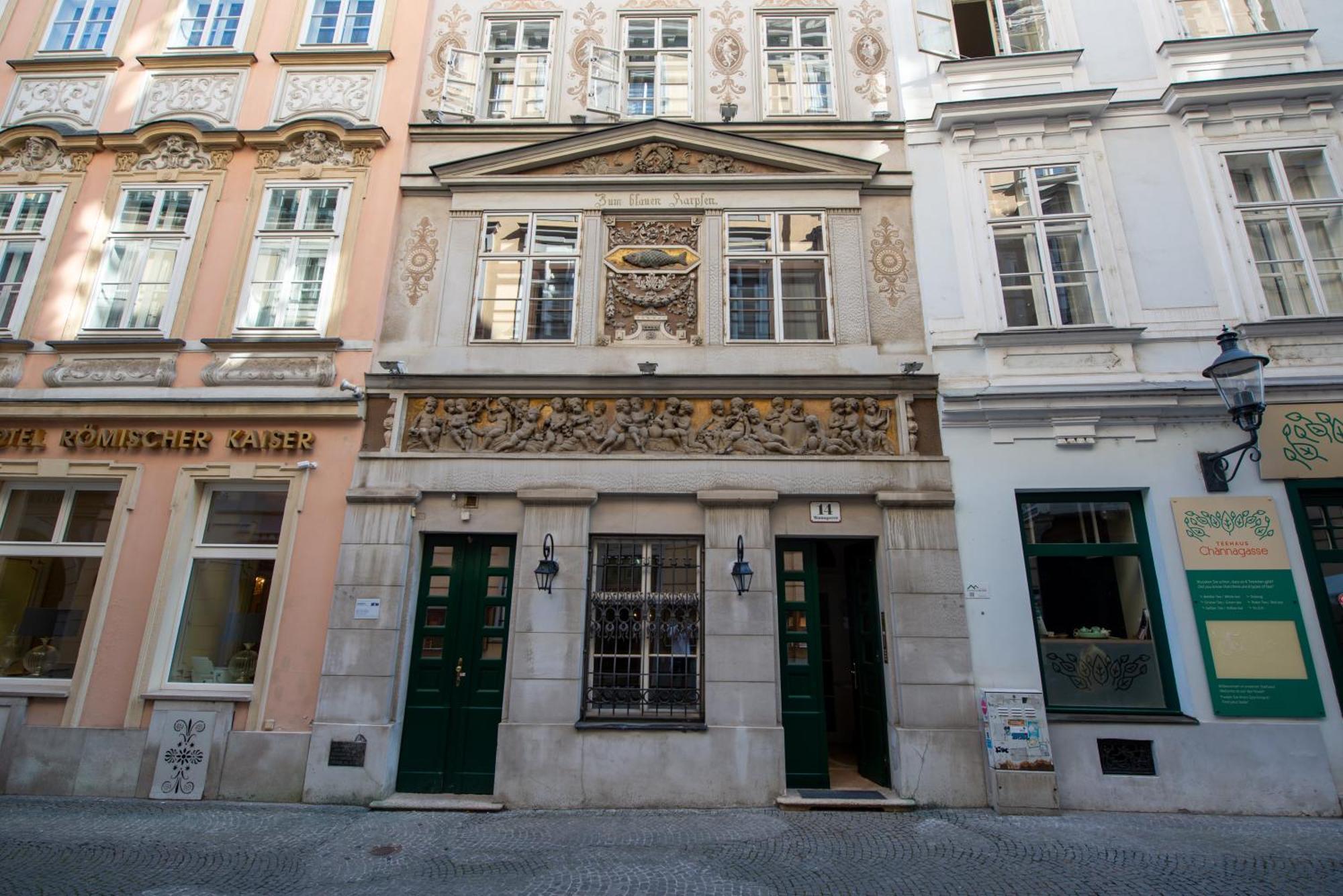 Zum Blauen Karpfen Lägenhet Wien Exteriör bild