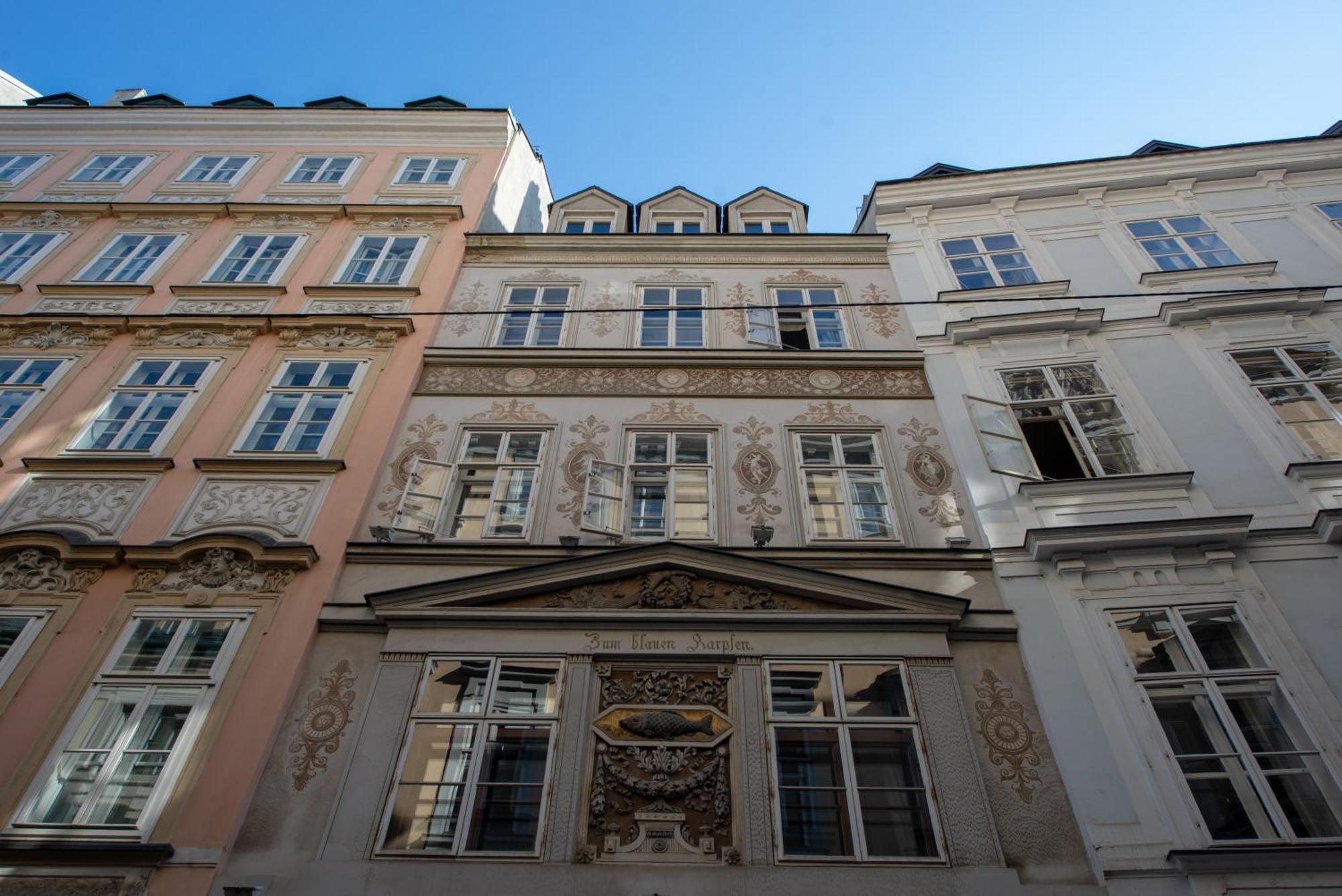 Zum Blauen Karpfen Lägenhet Wien Exteriör bild