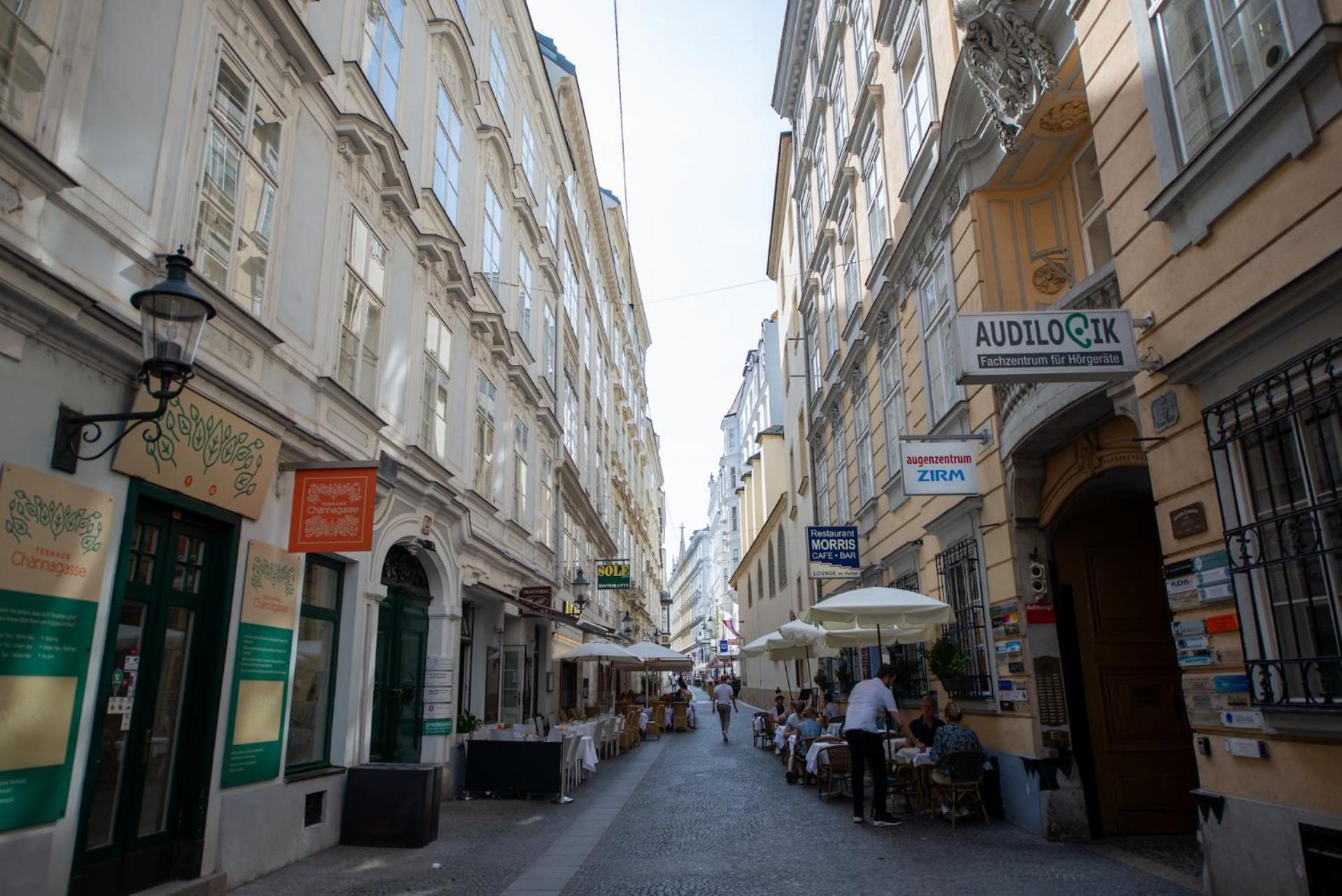 Zum Blauen Karpfen Lägenhet Wien Exteriör bild